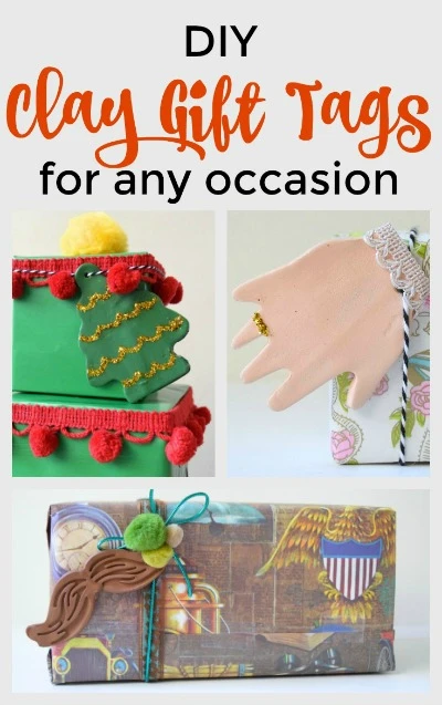 Learn how to make DIY Clay Gift Tags for any occasion with this fun tutorial! Use Activ Clay from ACTIVA Products to make durable and beautiful tags that anyone will love!